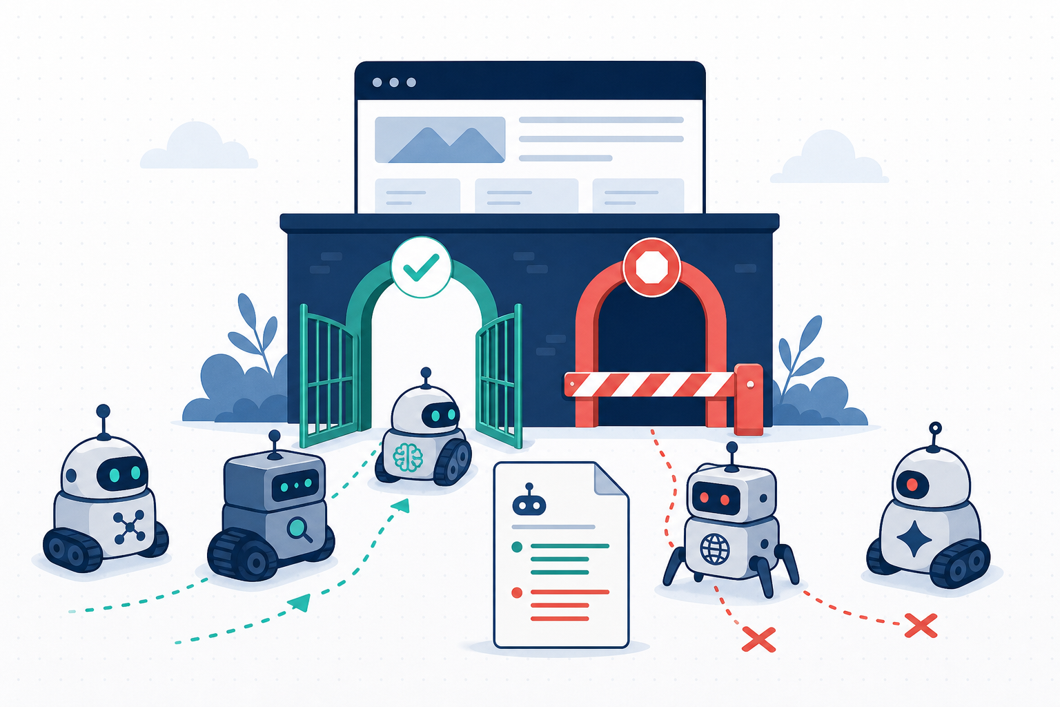 Robots.txt 配置手册:哪些 AI 爬虫该放行,哪些该屏蔽